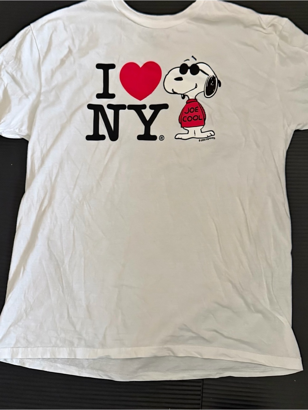 I Heart NY Snoopy Joe Cool White T‑Shirt
